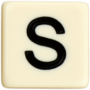 S Letter Tile Cutout